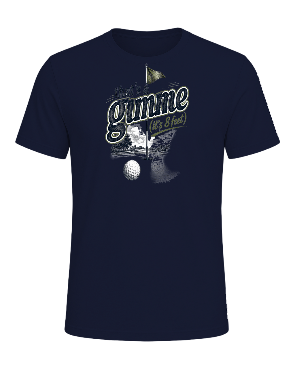 that's a gimme (it's 8 feet) — Navy