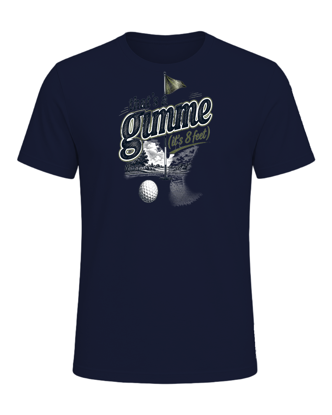 that's a gimme (it's 8 feet) — Navy