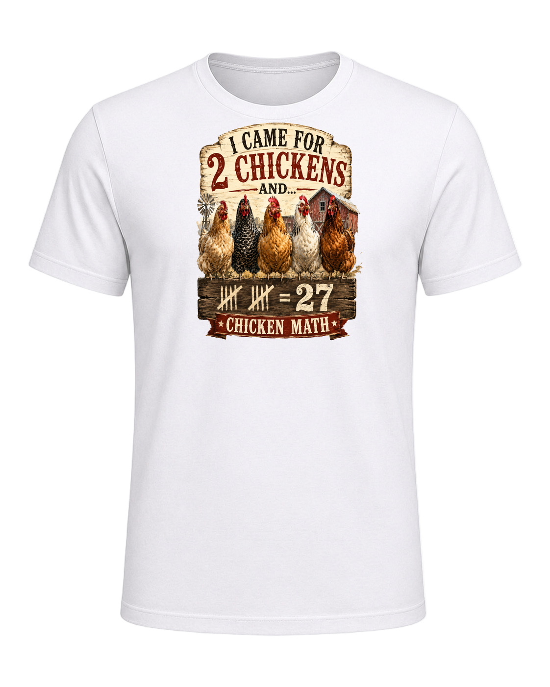Chicken Math (Backyard Farmer) — White