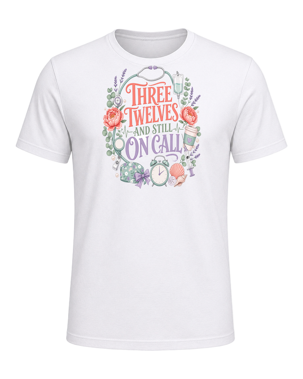 THREE TWELVES AND STILL ON CALL — White