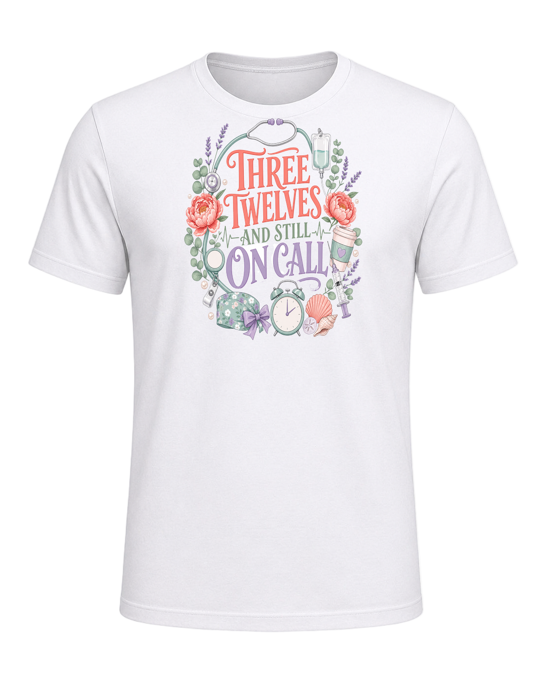 THREE TWELVES AND STILL ON CALL — White