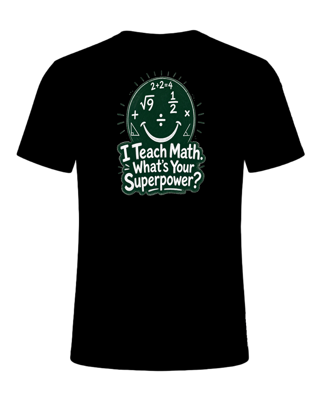Math Pun Teacher — Black
