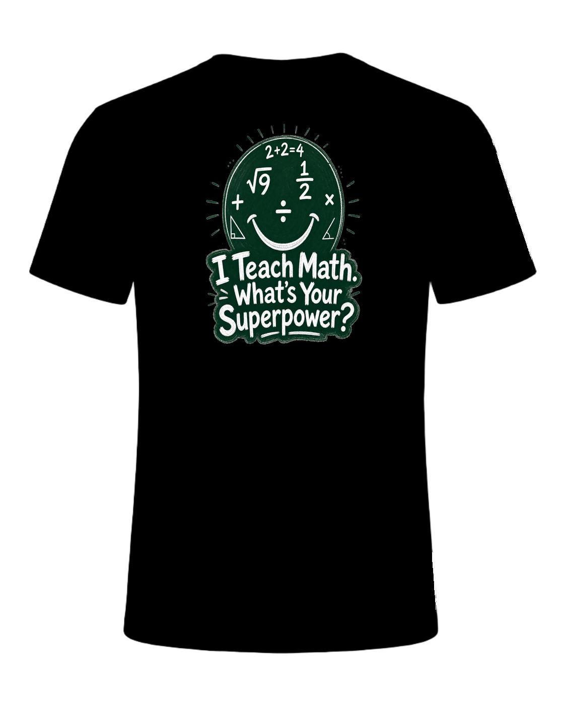 Math Pun Teacher — Black