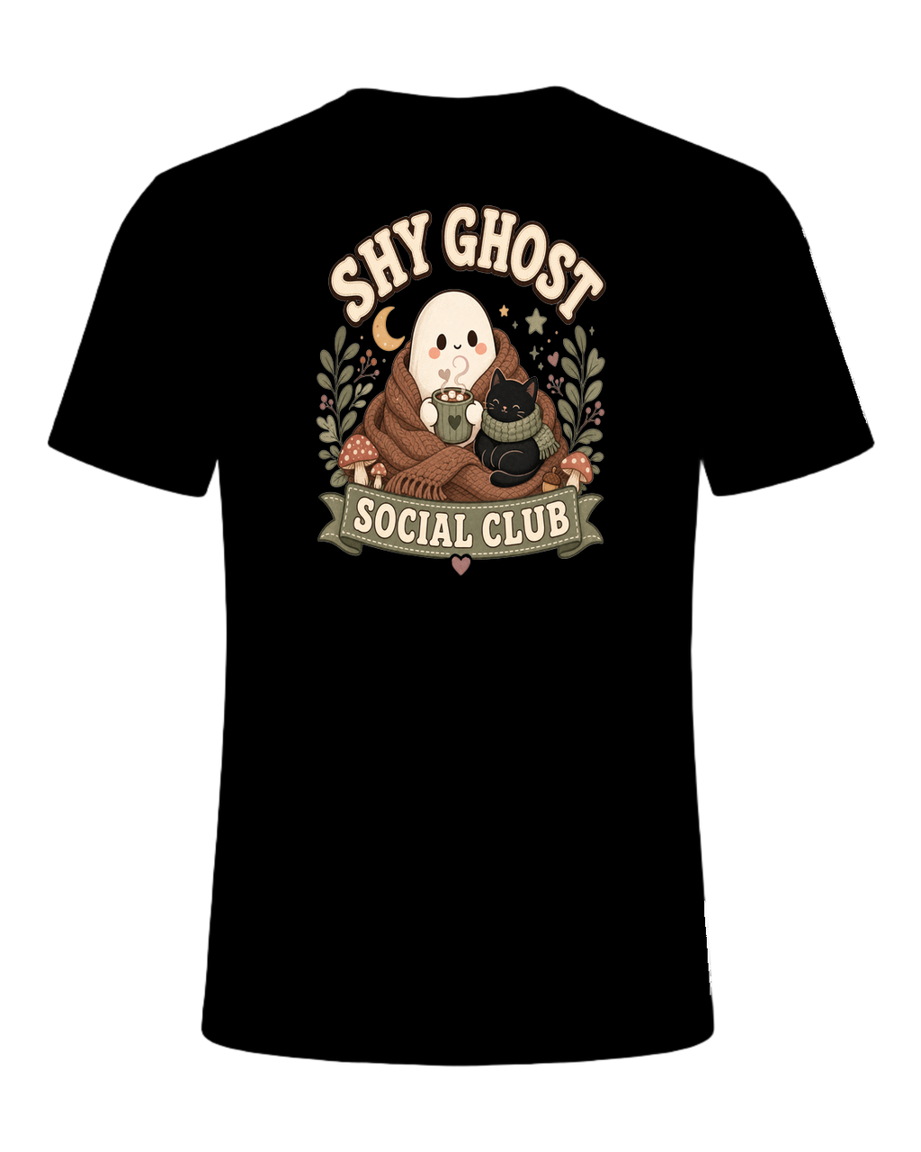 SHY GHOST SOCIAL CLUB — Black