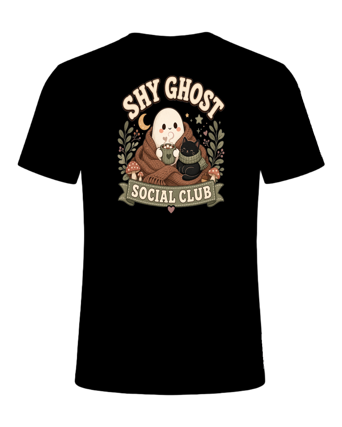 SHY GHOST SOCIAL CLUB — Black