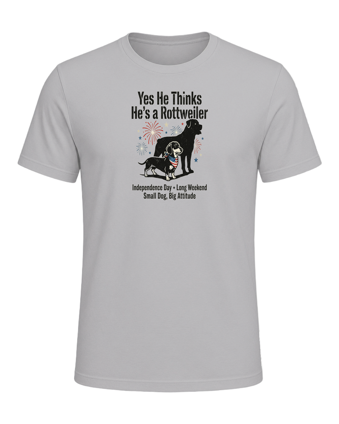 Yes He Thinks He's a Rottweiler — Athletic Heather