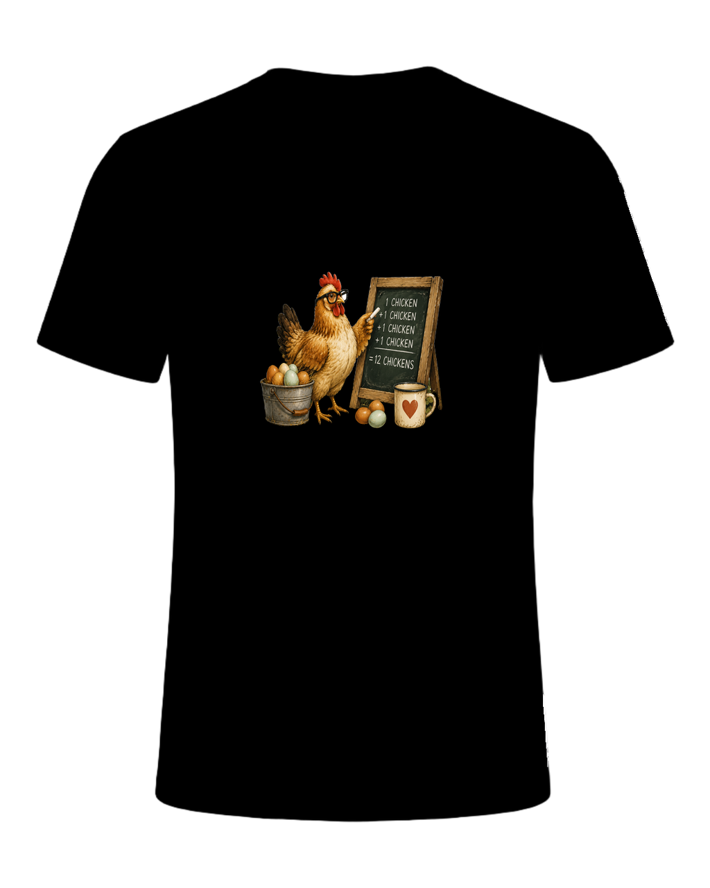 CHICKEN MATH IS REAL — Black