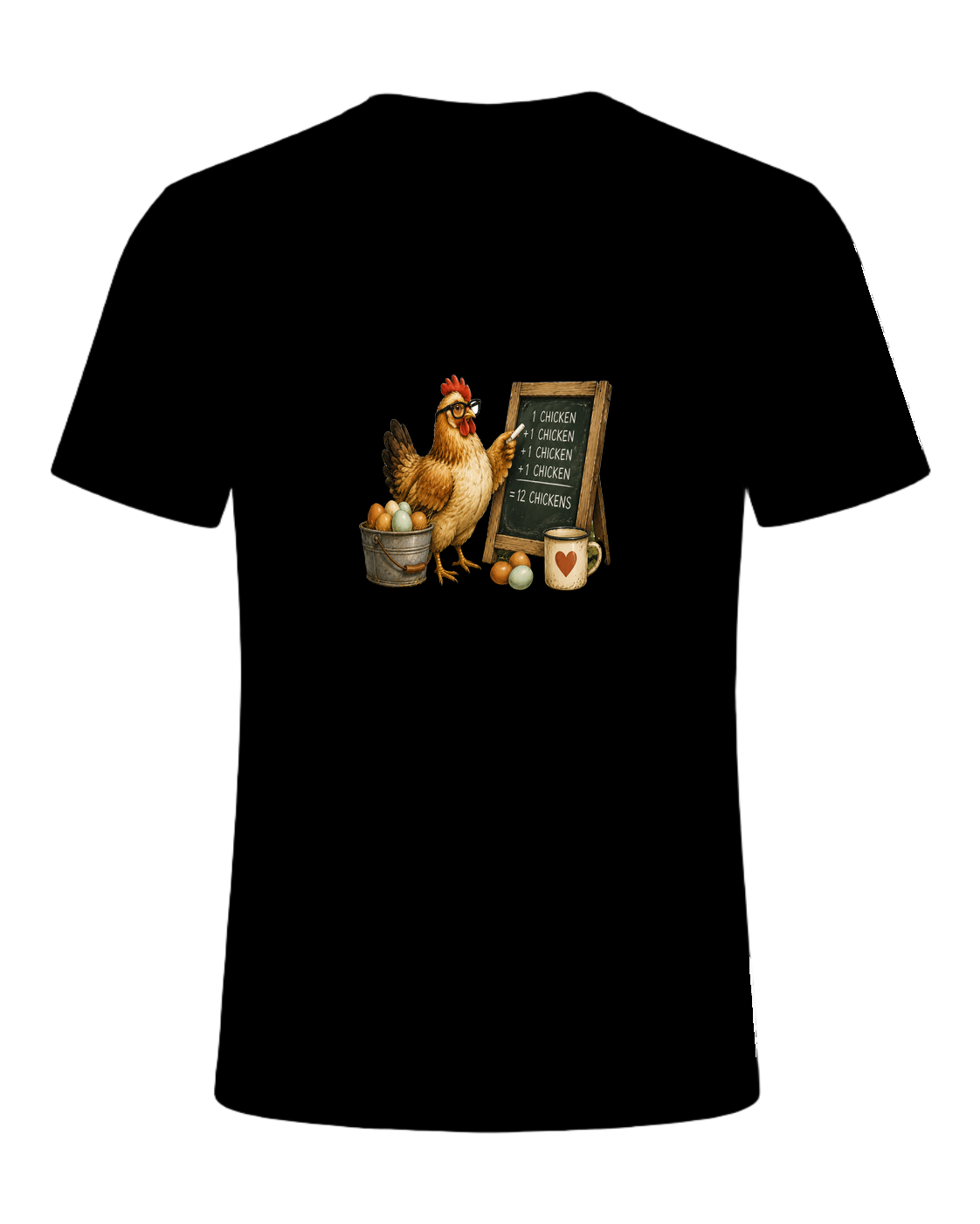 CHICKEN MATH IS REAL — Black