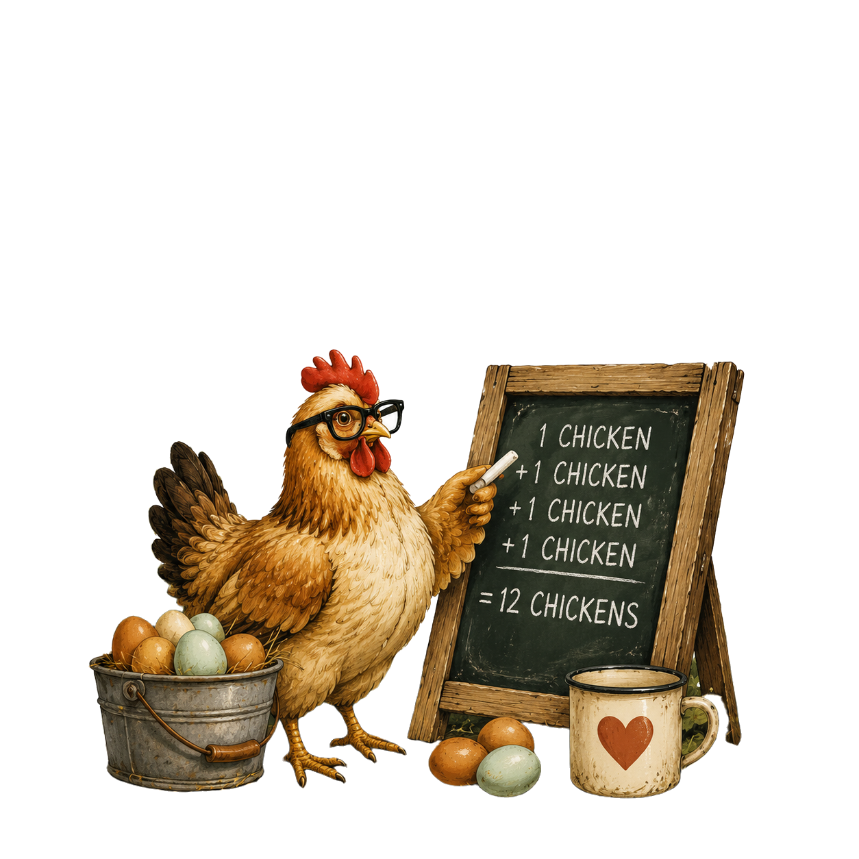 CHICKEN MATH IS REAL