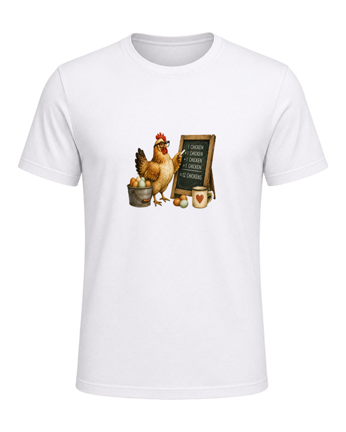 CHICKEN MATH IS REAL — White