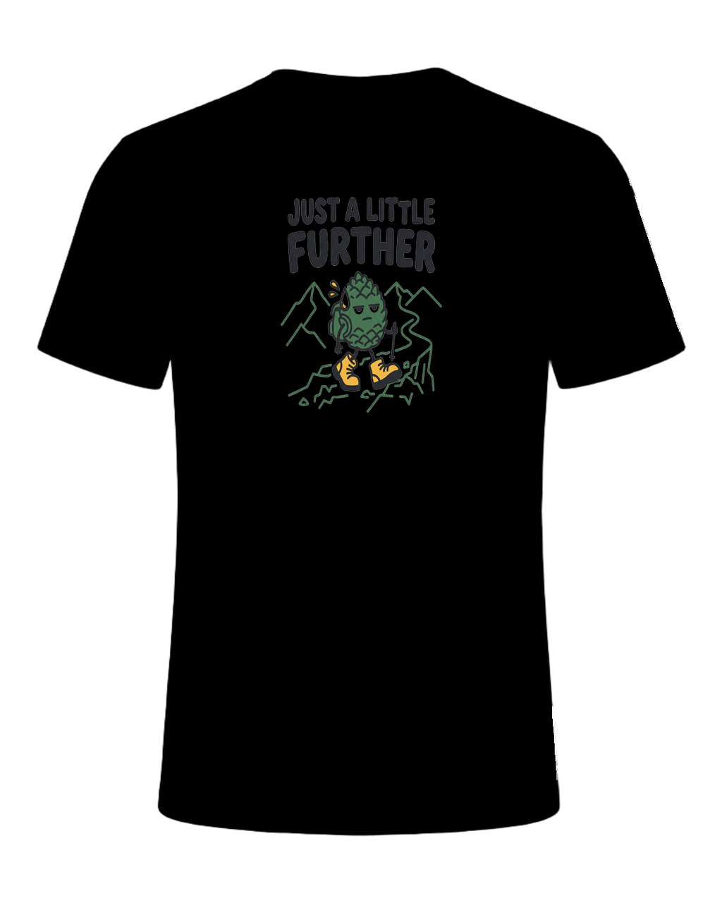 JUST A LITTLE FURTHER — Black