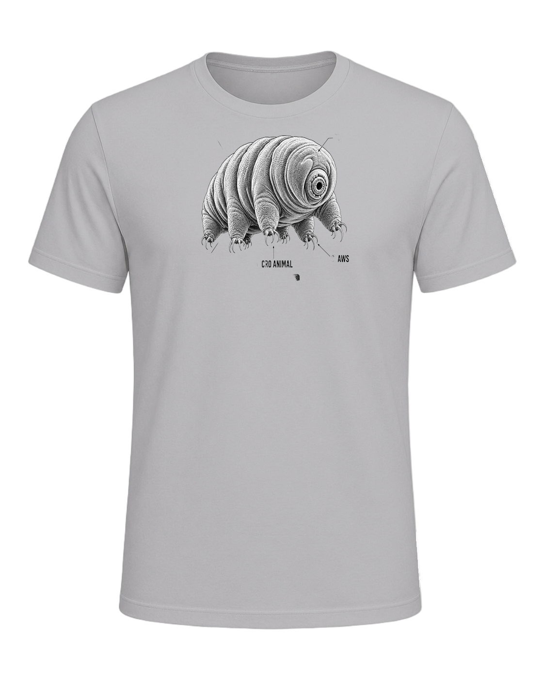 Tardigrade Science Nerd — Athletic Heather