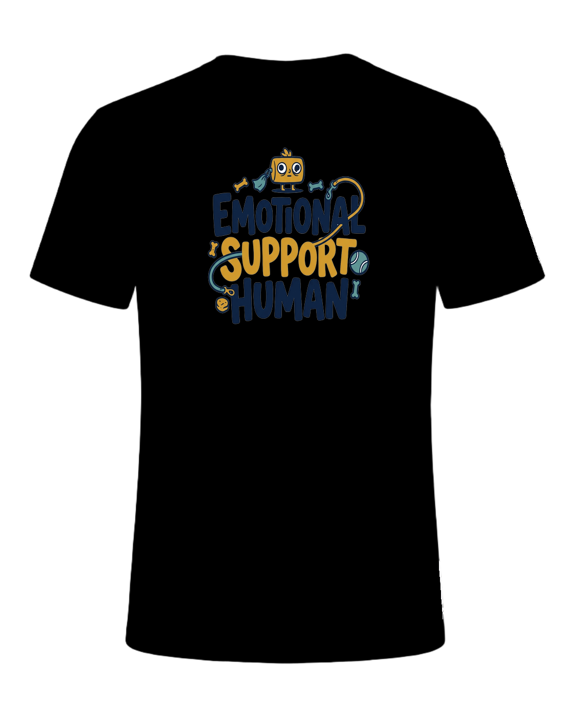 EMOTIONAL SUPPORT HUMAN — Black