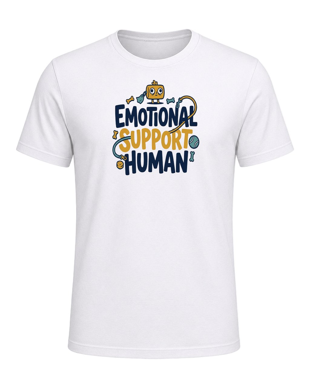 EMOTIONAL SUPPORT HUMAN — White