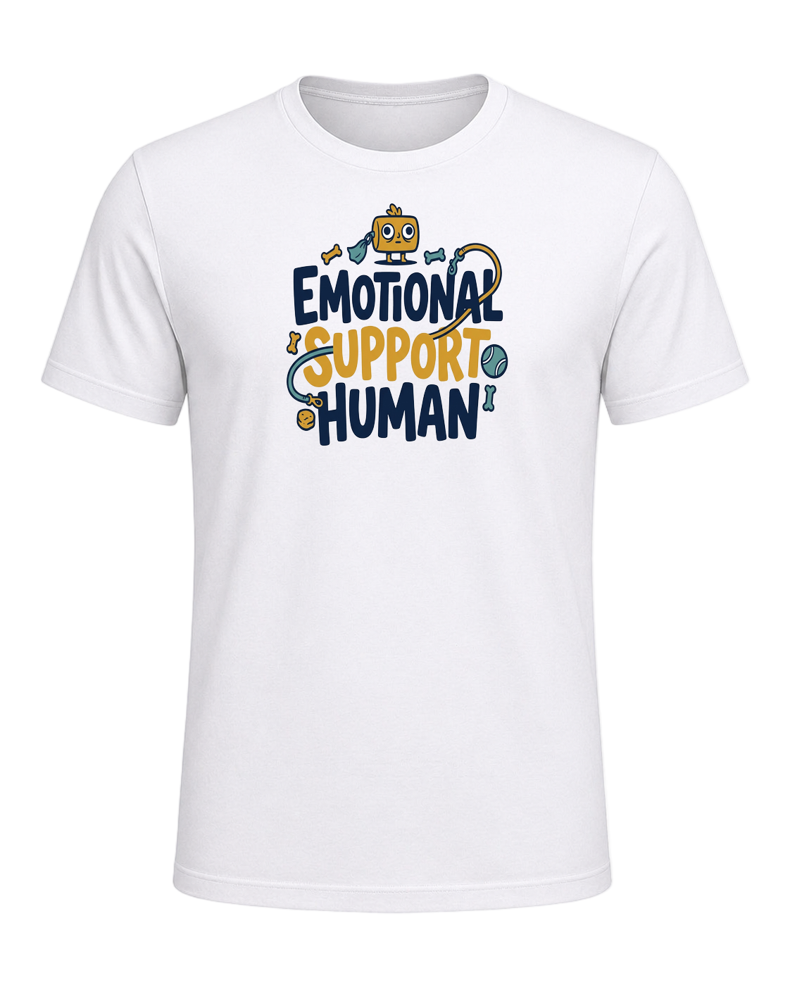 EMOTIONAL SUPPORT HUMAN — White