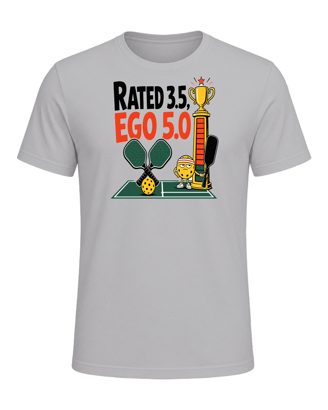 RATED 3.5, EGO 5.0 — Athletic Heather