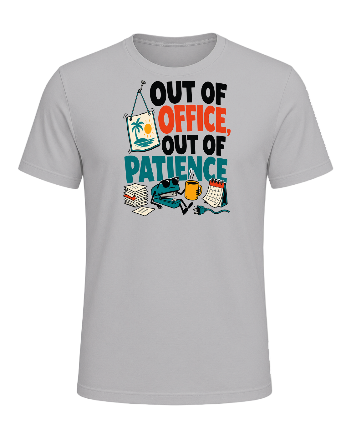 OUT OF OFFICE, OUT OF PATIENCE — Athletic Heather