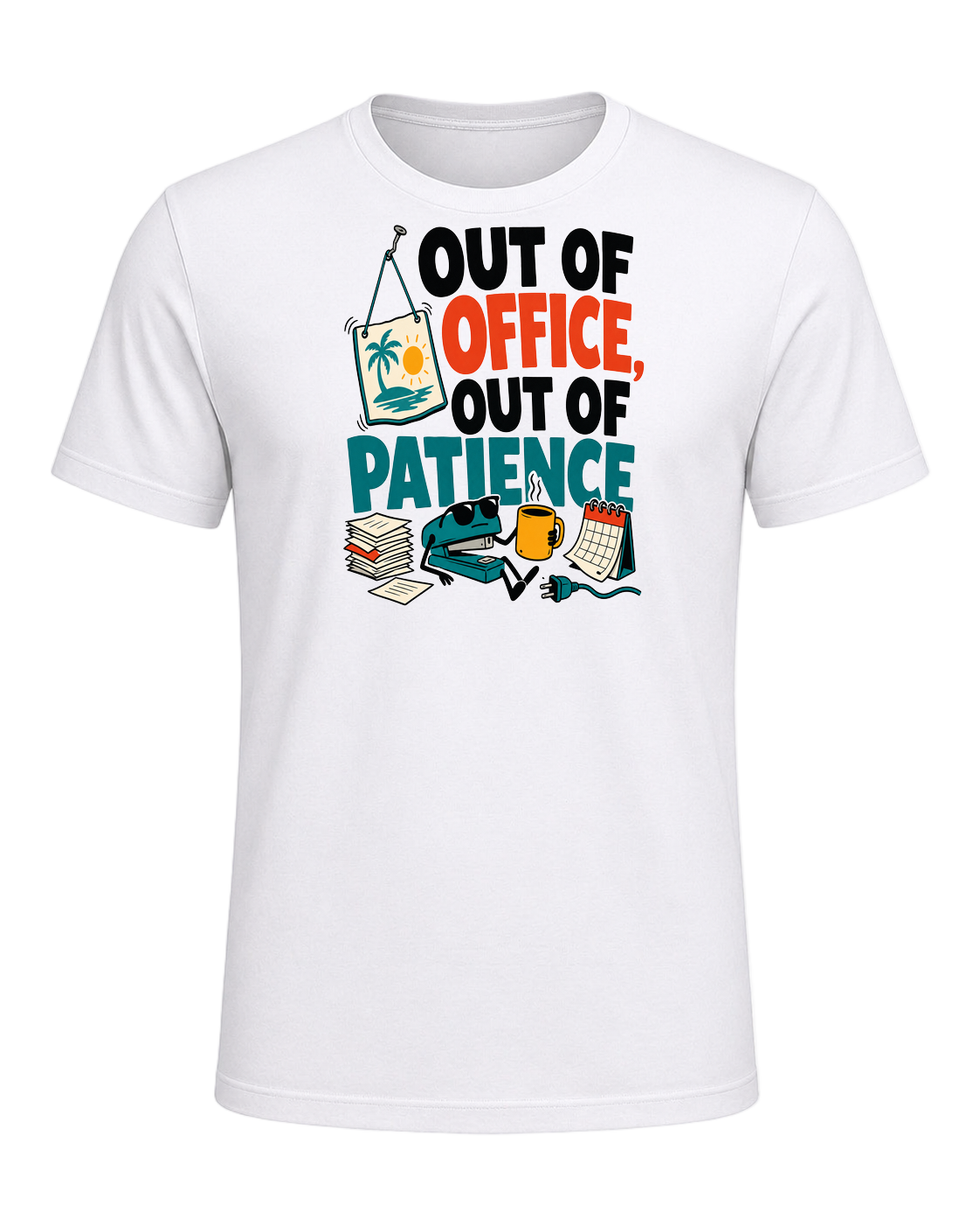 OUT OF OFFICE, OUT OF PATIENCE — White