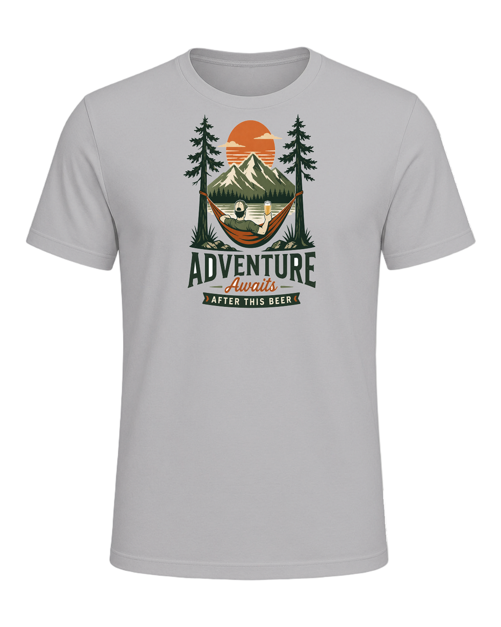 Beer + Outdoors — Athletic Heather