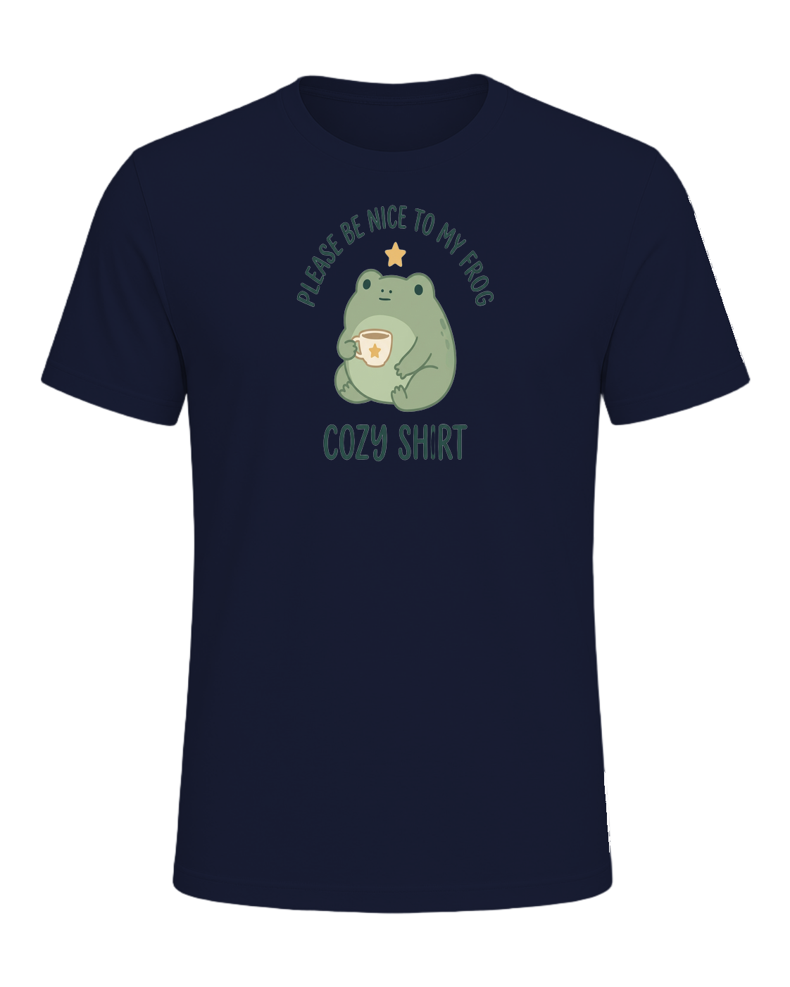 Please Be Nice To My Frog — Navy