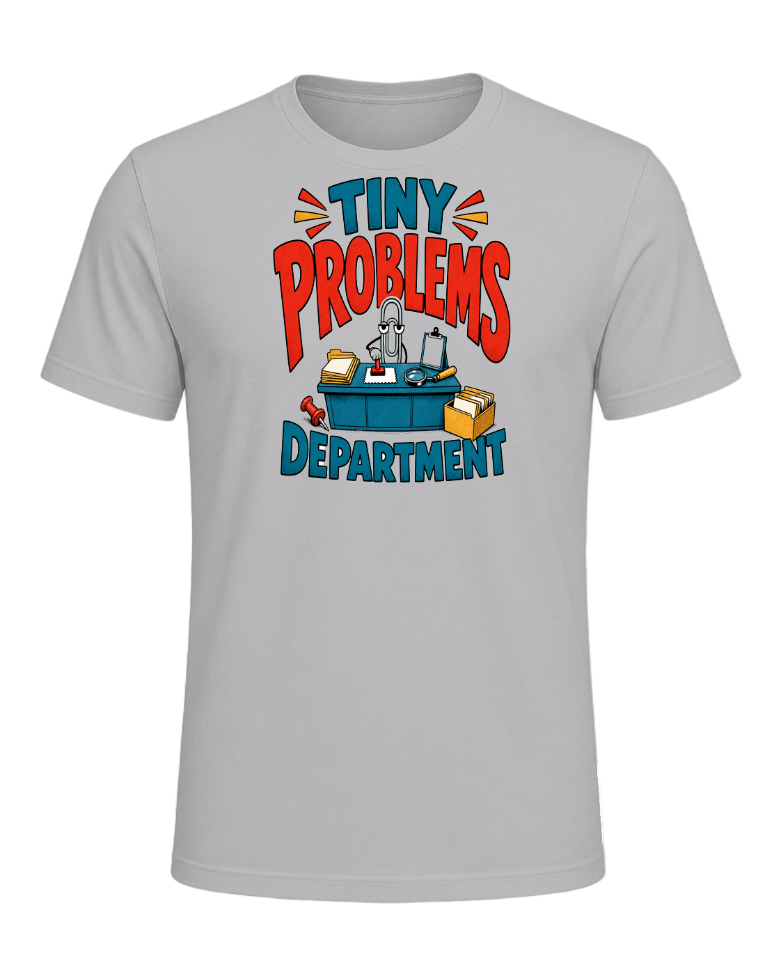TINY PROBLEMS DEPARTMENT — Athletic Heather