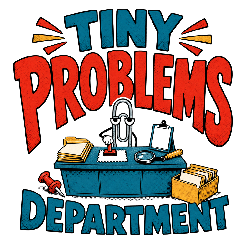 TINY PROBLEMS DEPARTMENT