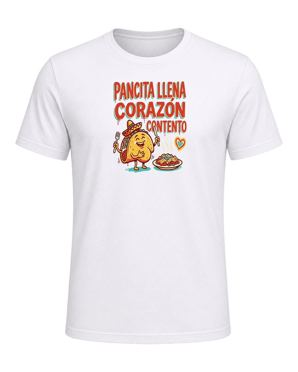 PANCITA LLENA CORAZÓN CONTENTO — White