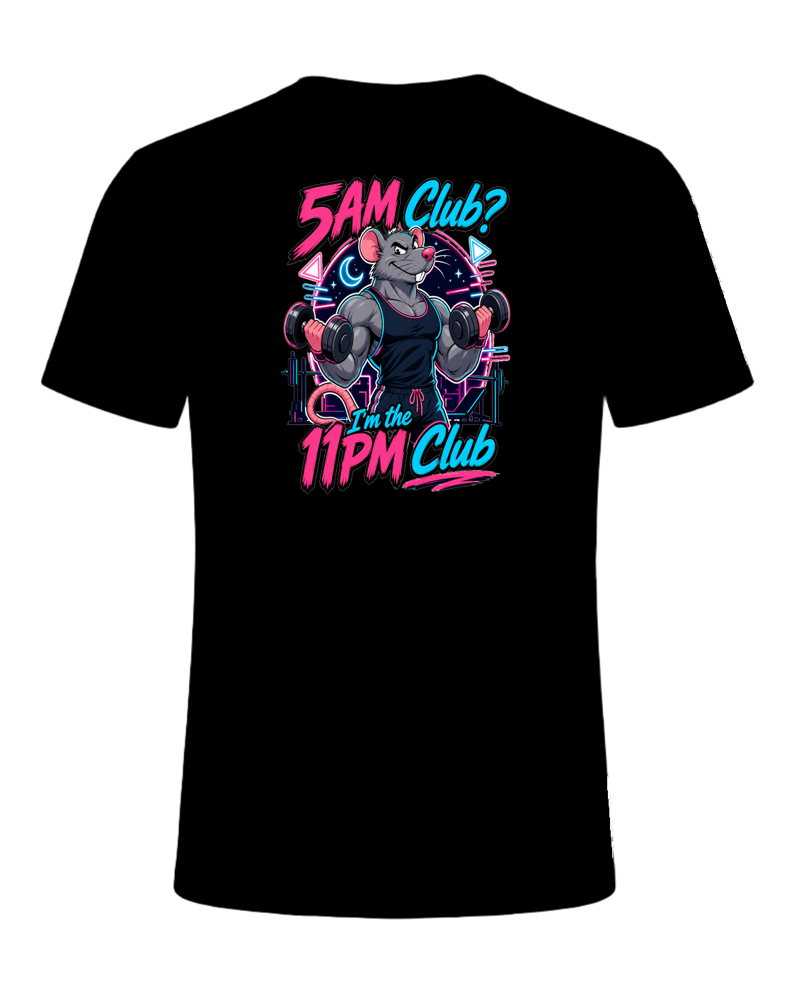 Gym Rat Night Owl — Black
