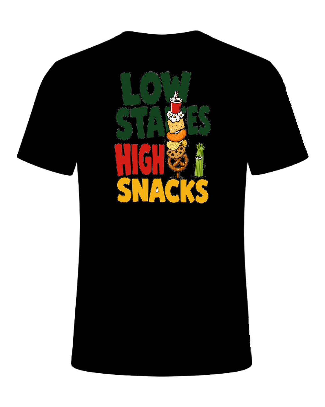 LOW STAKES HIGH SNACKS — Black