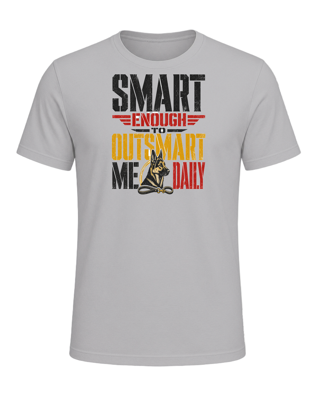 Smart Enough to Outsmart Me Daily — Athletic Heather