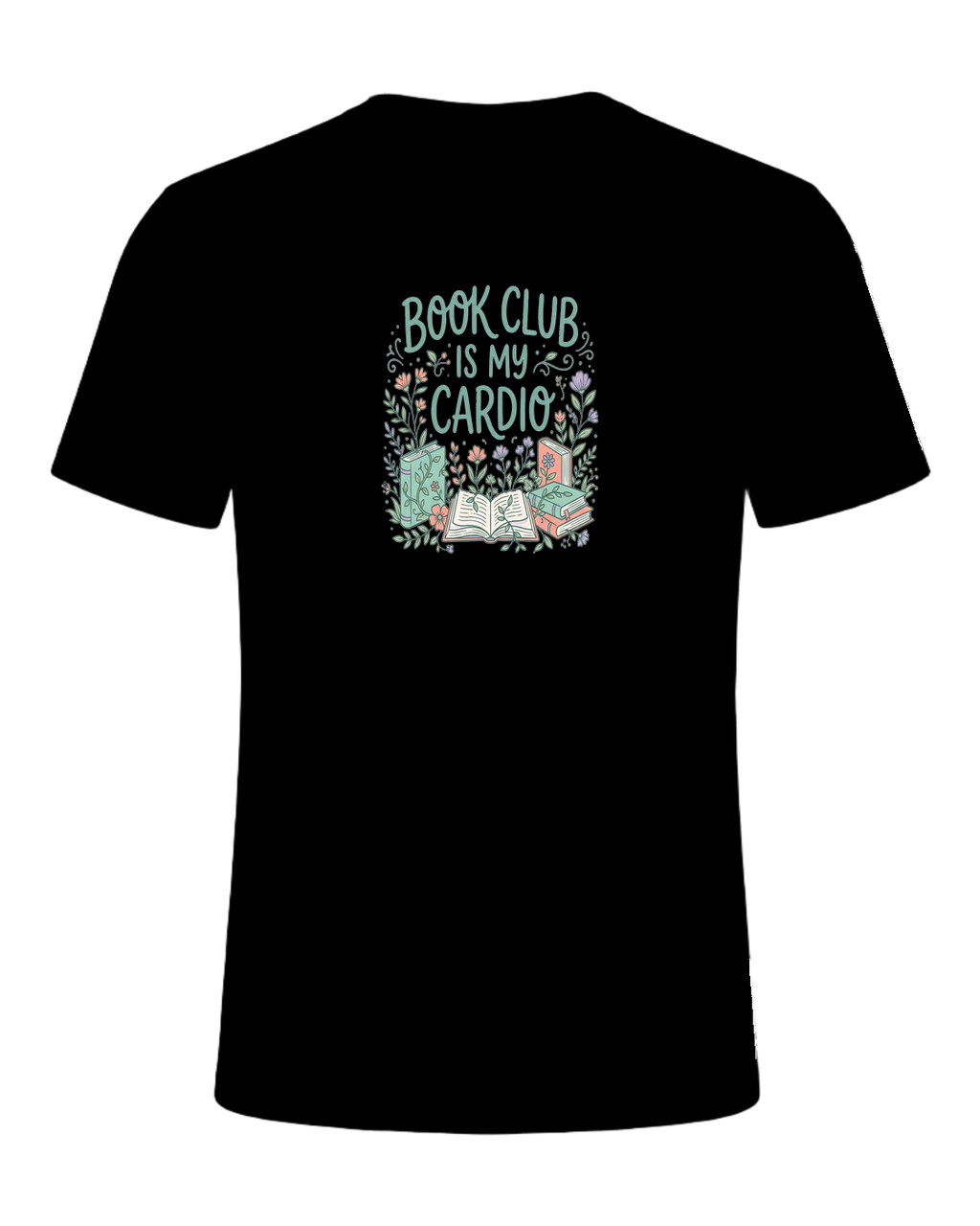 BOOK CLUB IS MY CARDIO — Black