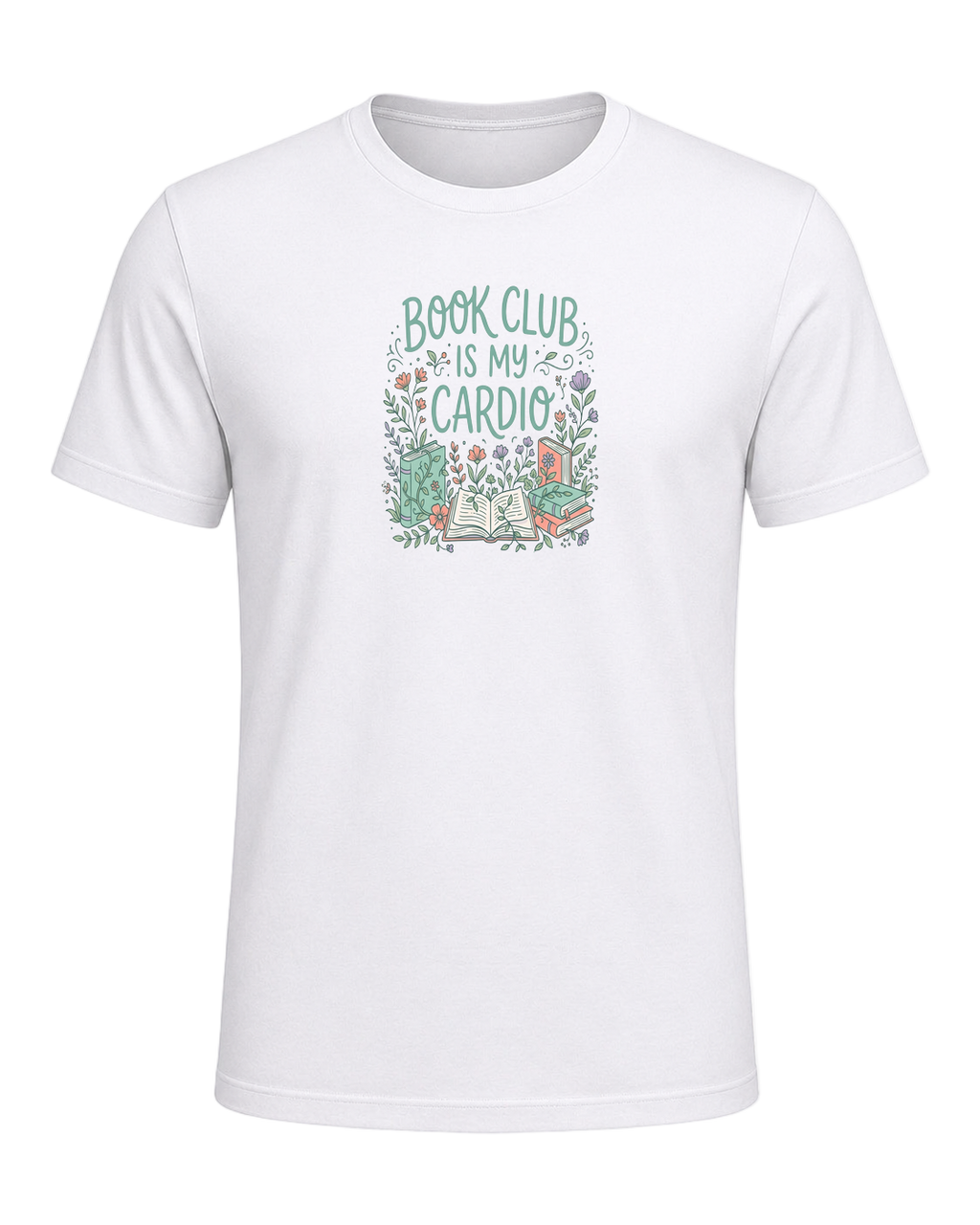 BOOK CLUB IS MY CARDIO — White