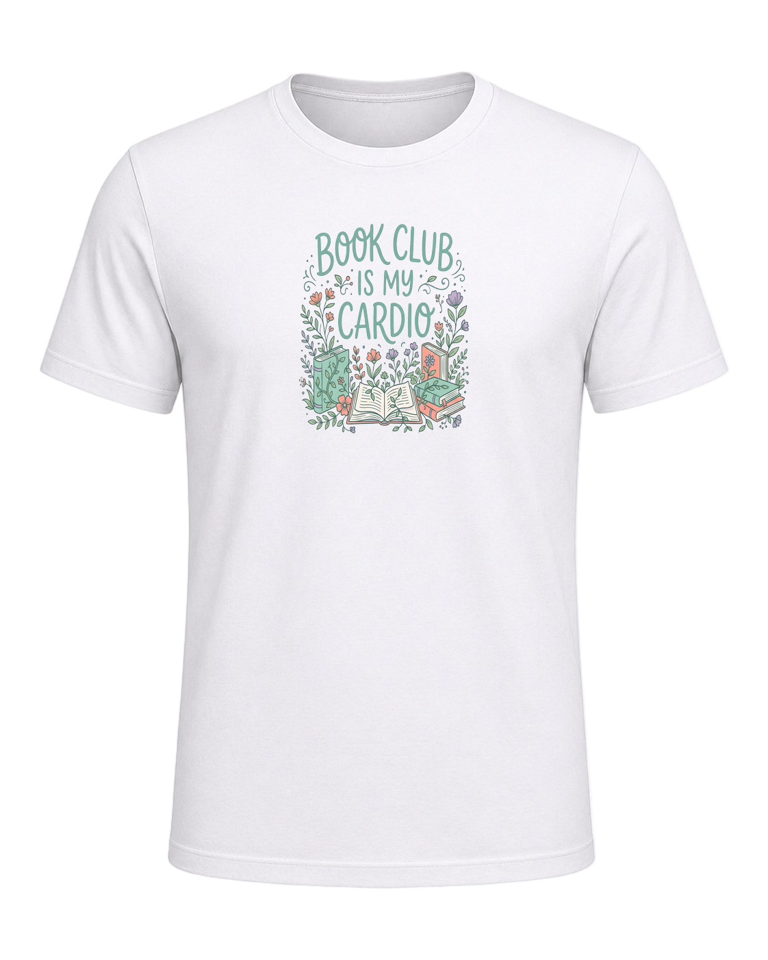 BOOK CLUB IS MY CARDIO — White