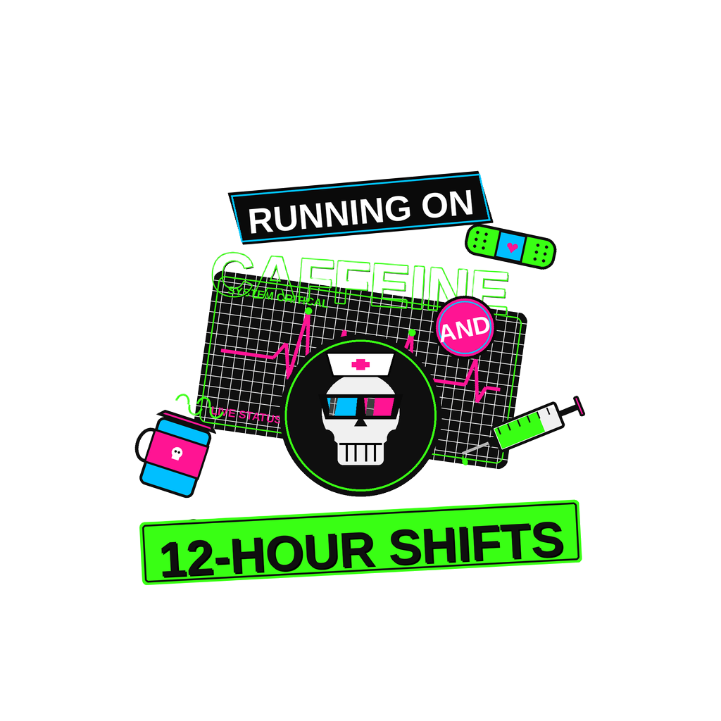 RUNNING ON CAFFEINE AND 12-HOUR SHIFTS