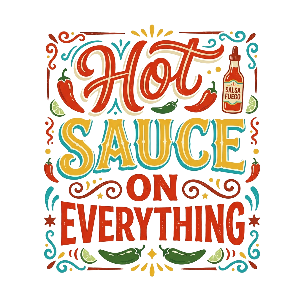 HOT SAUCE ON EVERYTHING