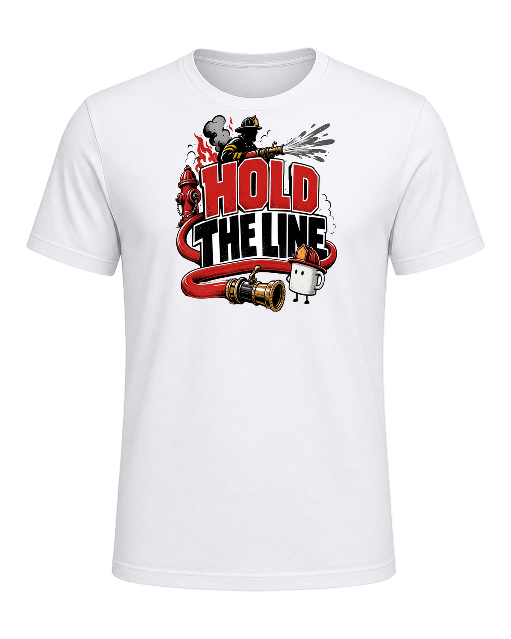 HOLD THE LINE — White