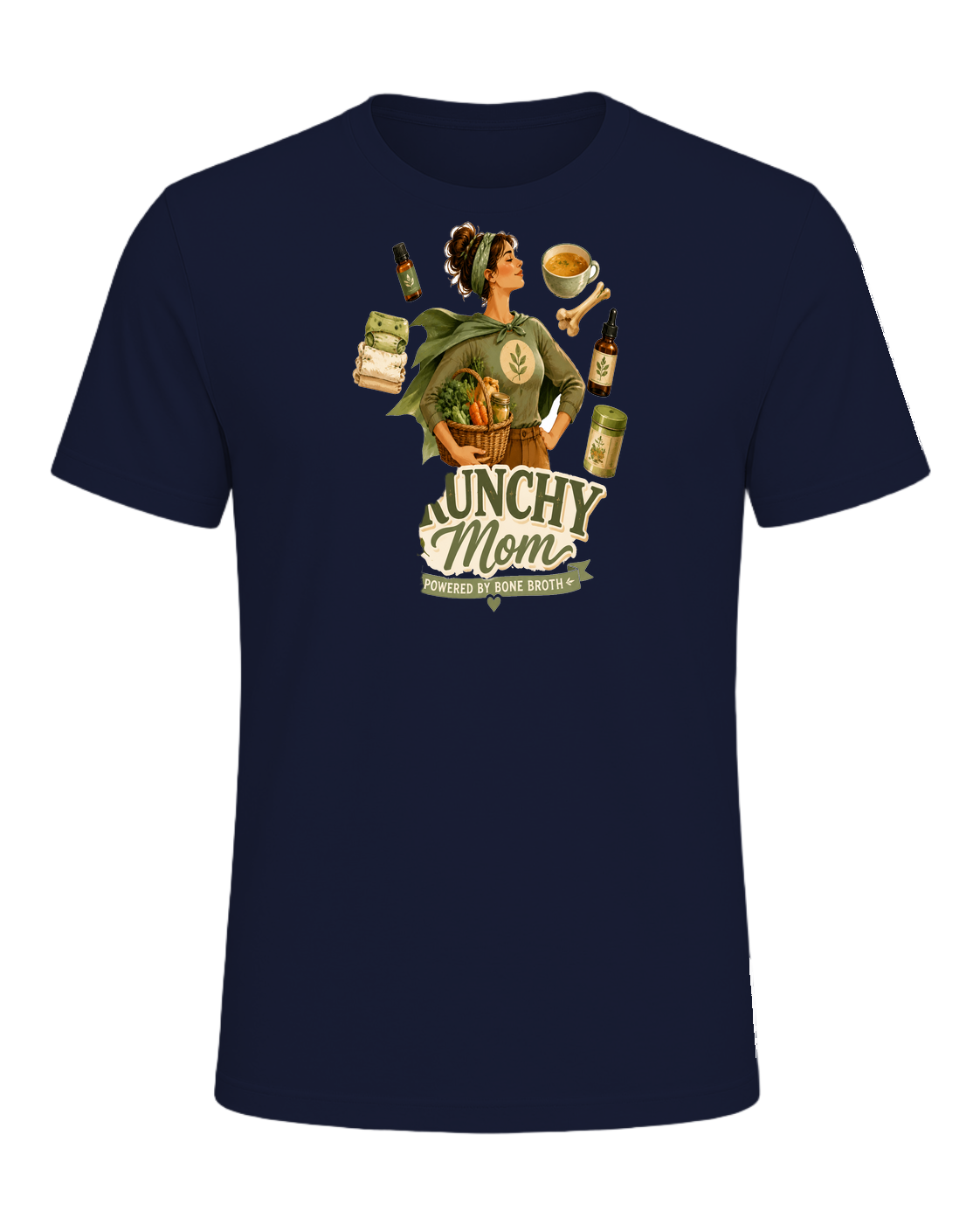 Crunchy Mom — Navy