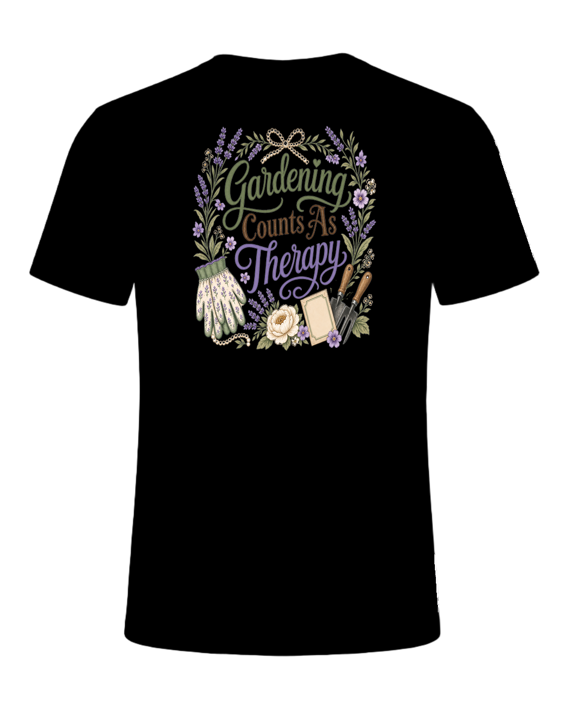 Gardening Counts As Therapy — Black