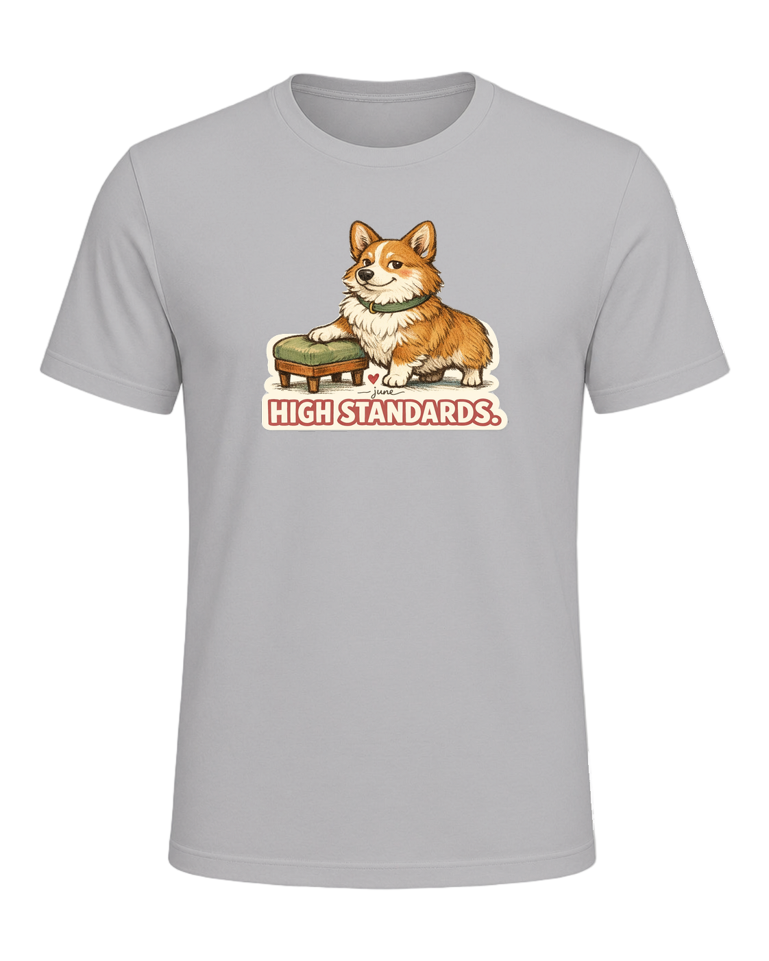 Low Rider. High Standards. Tee — Athletic Heather