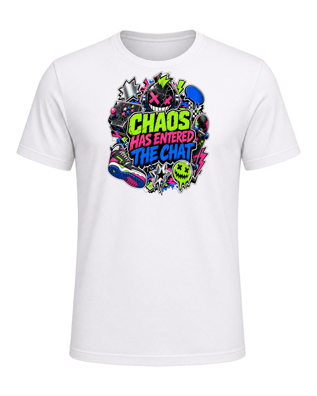 CHAOS HAS ENTERED THE CHAT — White