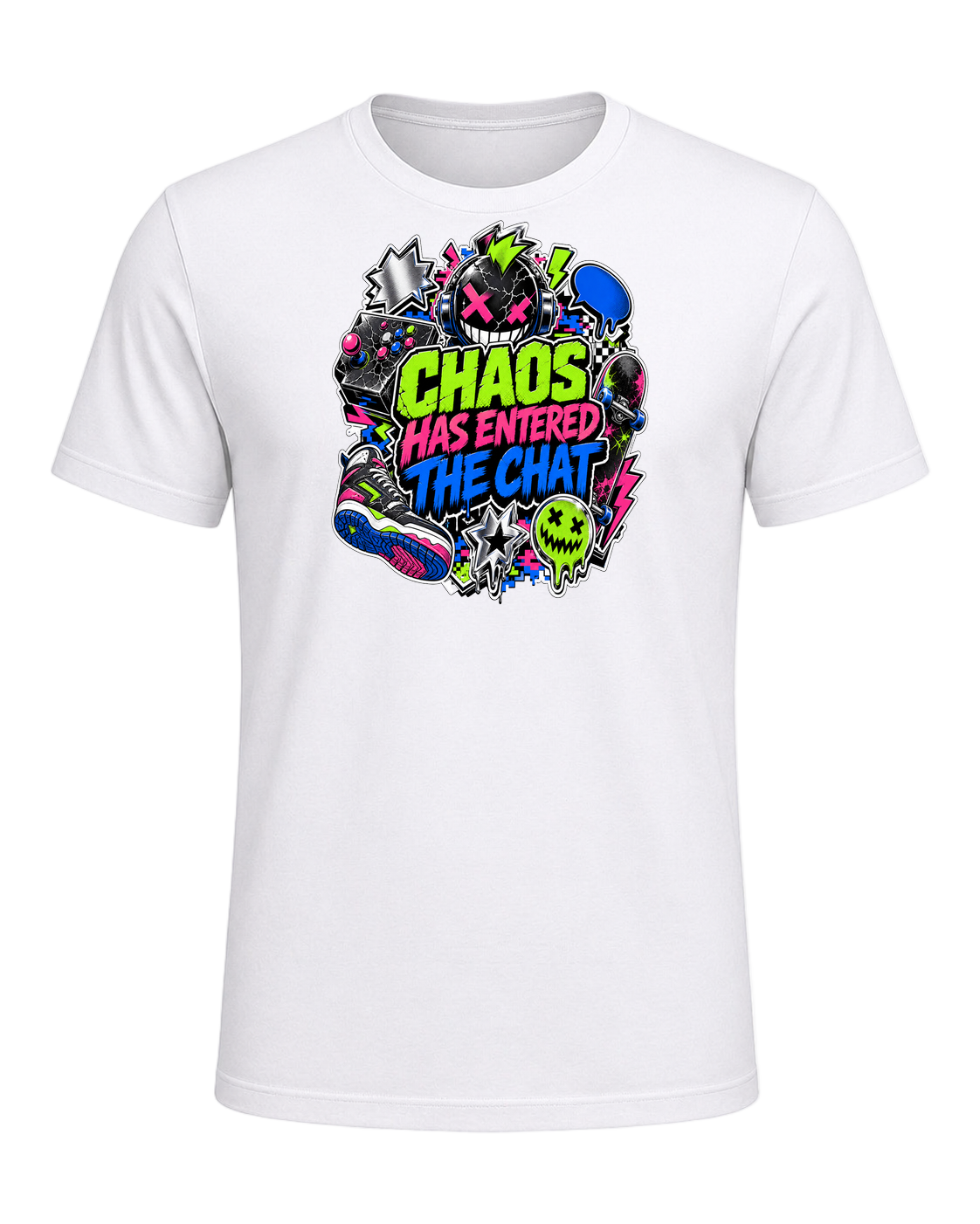 CHAOS HAS ENTERED THE CHAT — White