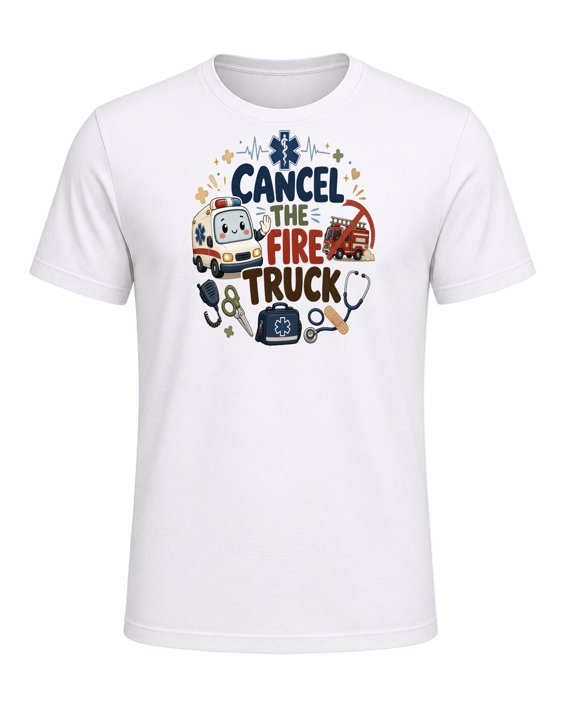 CANCEL THE FIRE TRUCK — White
