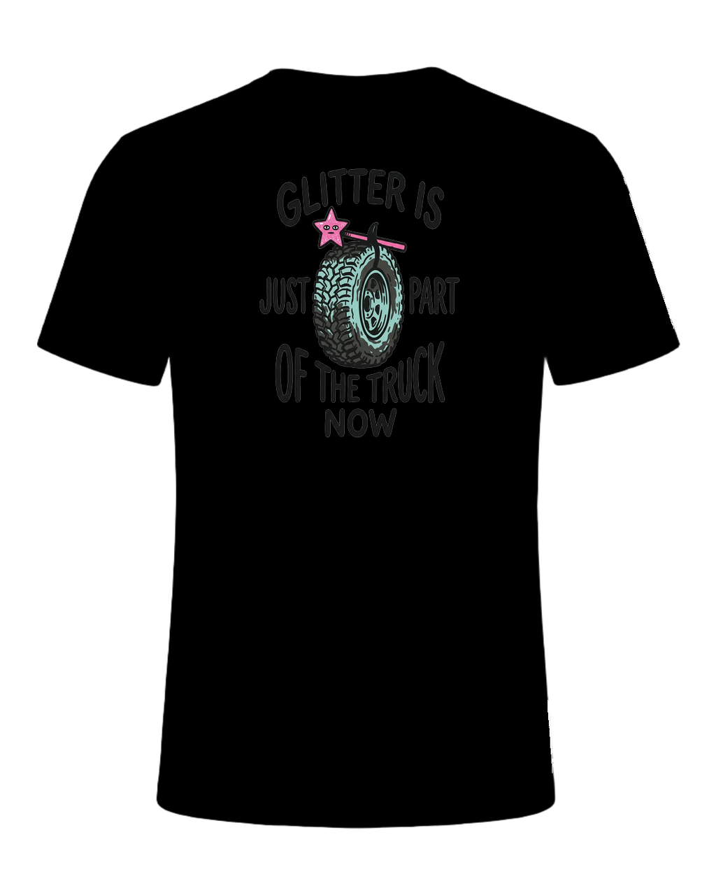 Glitter is just part of the truck now — Black