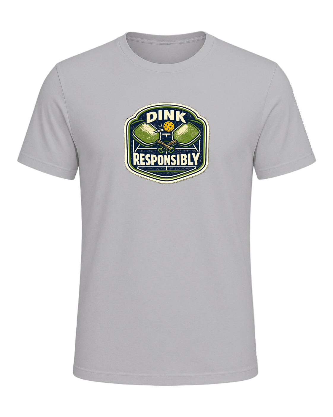 Dink Responsibly Tee — Athletic Heather