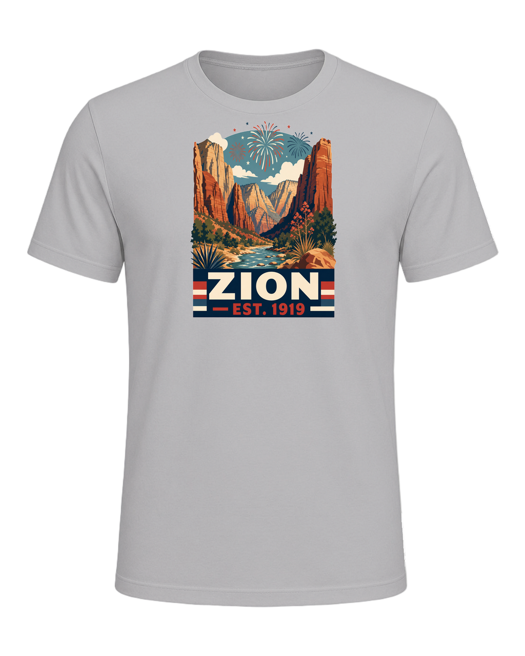 National Park Specific (WPA Style) — Athletic Heather
