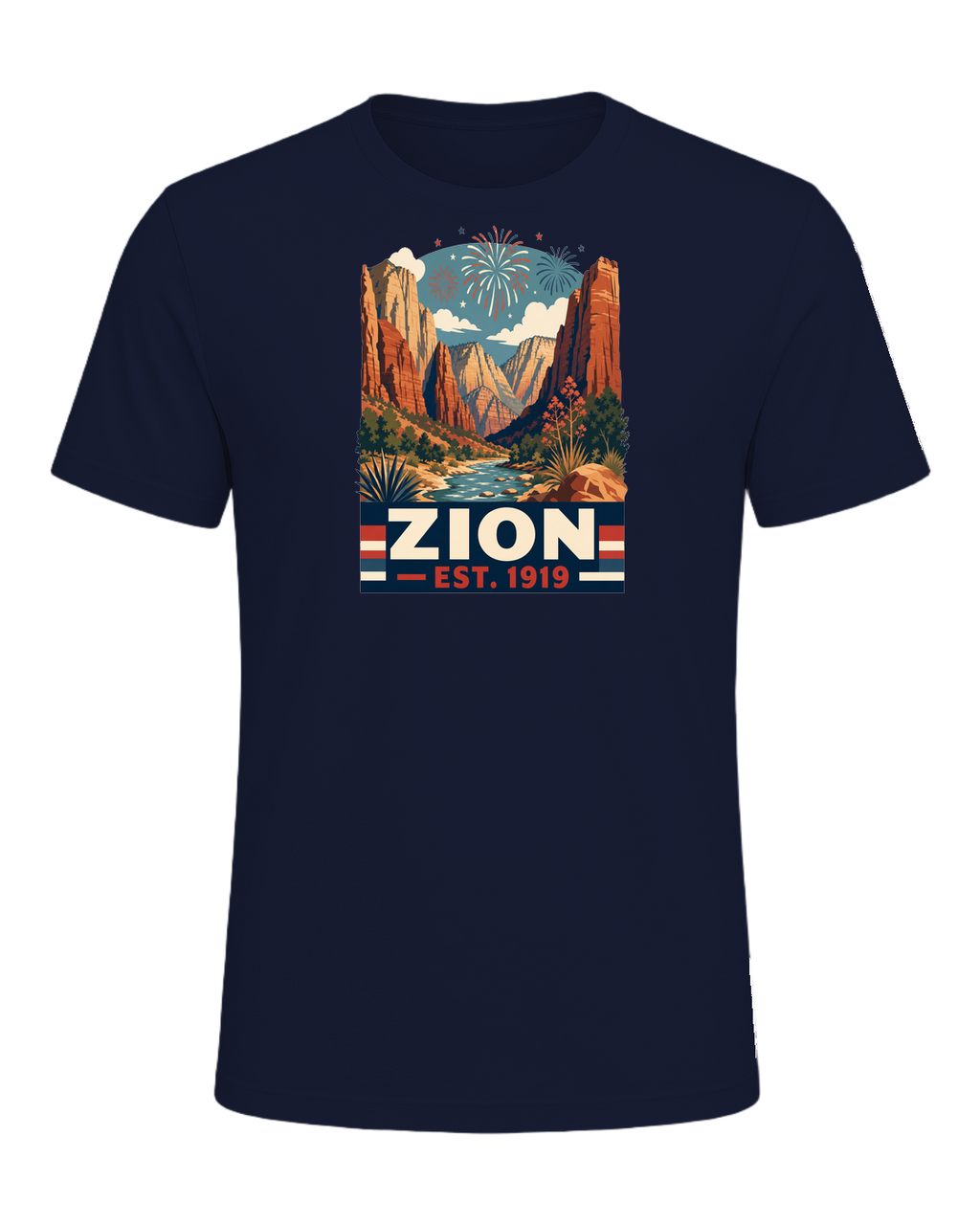 National Park Specific (WPA Style) — Navy