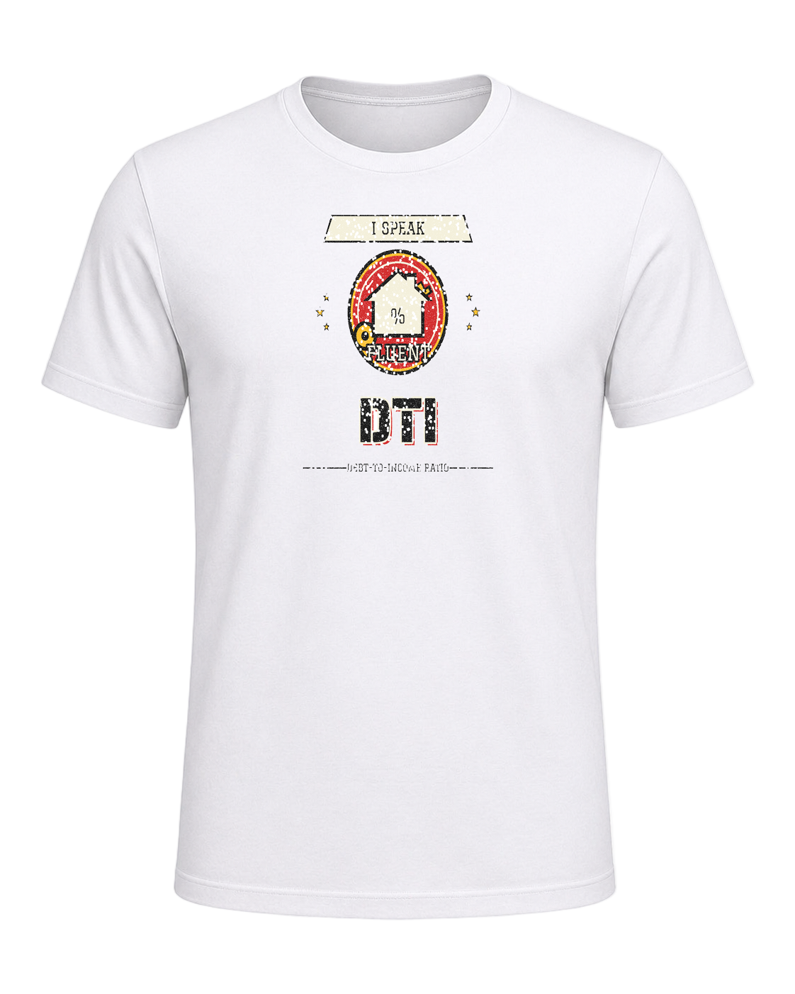 I SPEAK FLUENT DTI — White