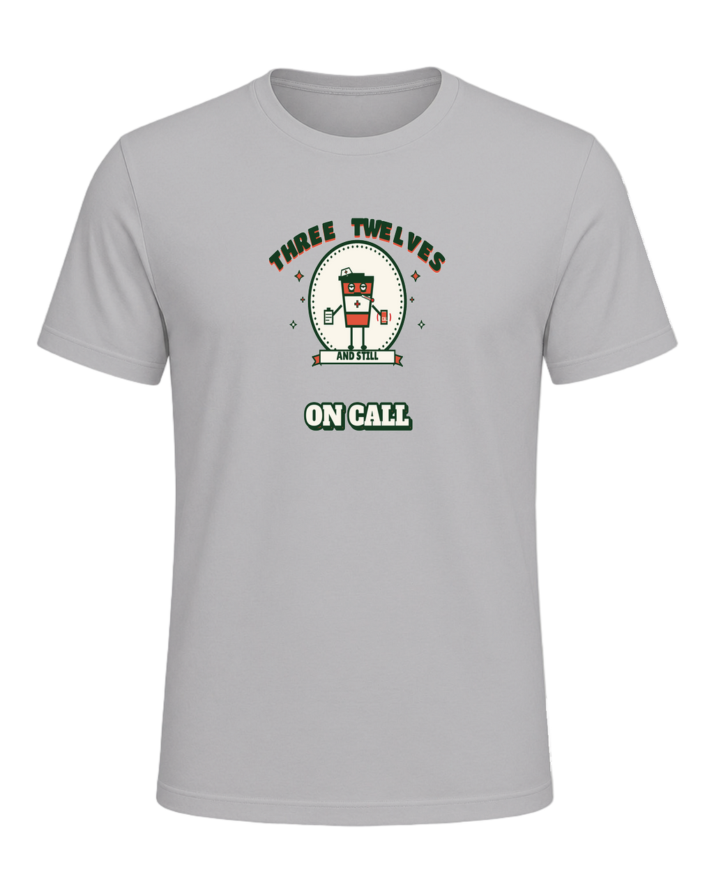 THREE TWELVES AND STILL ON CALL — Athletic Heather