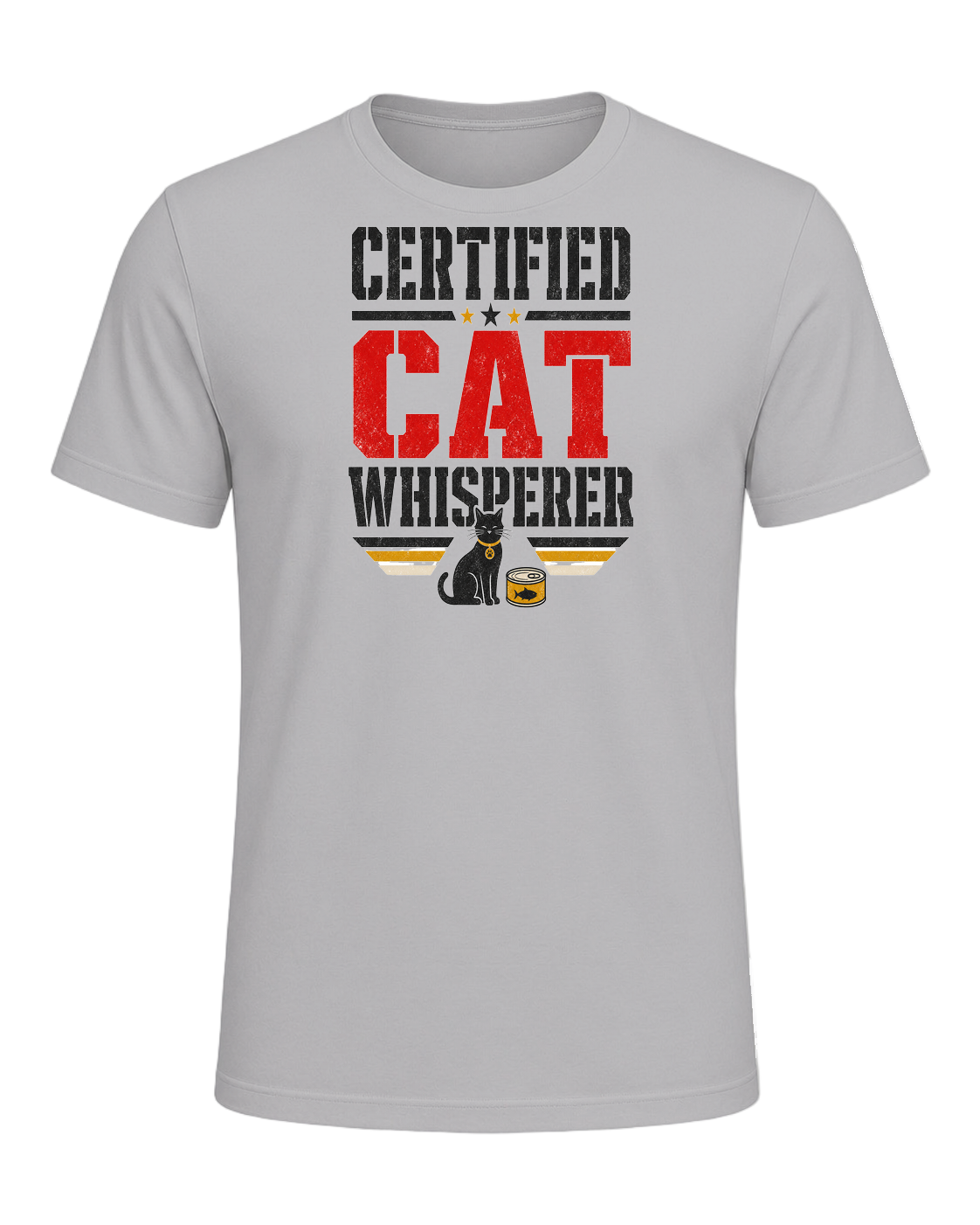 CERTIFIED CAT WHISPERER — Athletic Heather