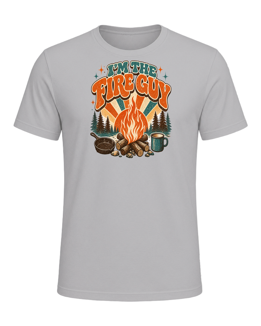 I'M THE FIRE GUY — Athletic Heather